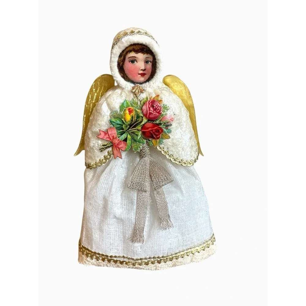 Blumchen Snow‎ Angel Victorian Style Ornament Angelic Topper Little Holly BB117
